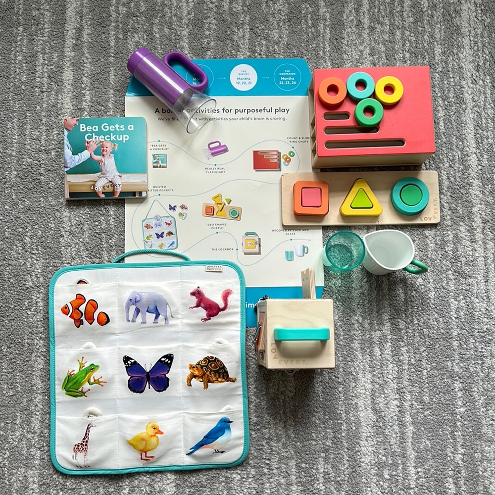 Lovevery “The Realist” playkit for 19-21 month olds